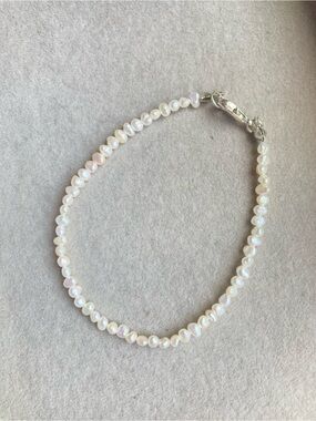 Pearl Freshwater bracelet - White Iridescent